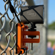Load image into Gallery viewer, Fence Dad GoPro action camera / cell phone chain link fence mount
